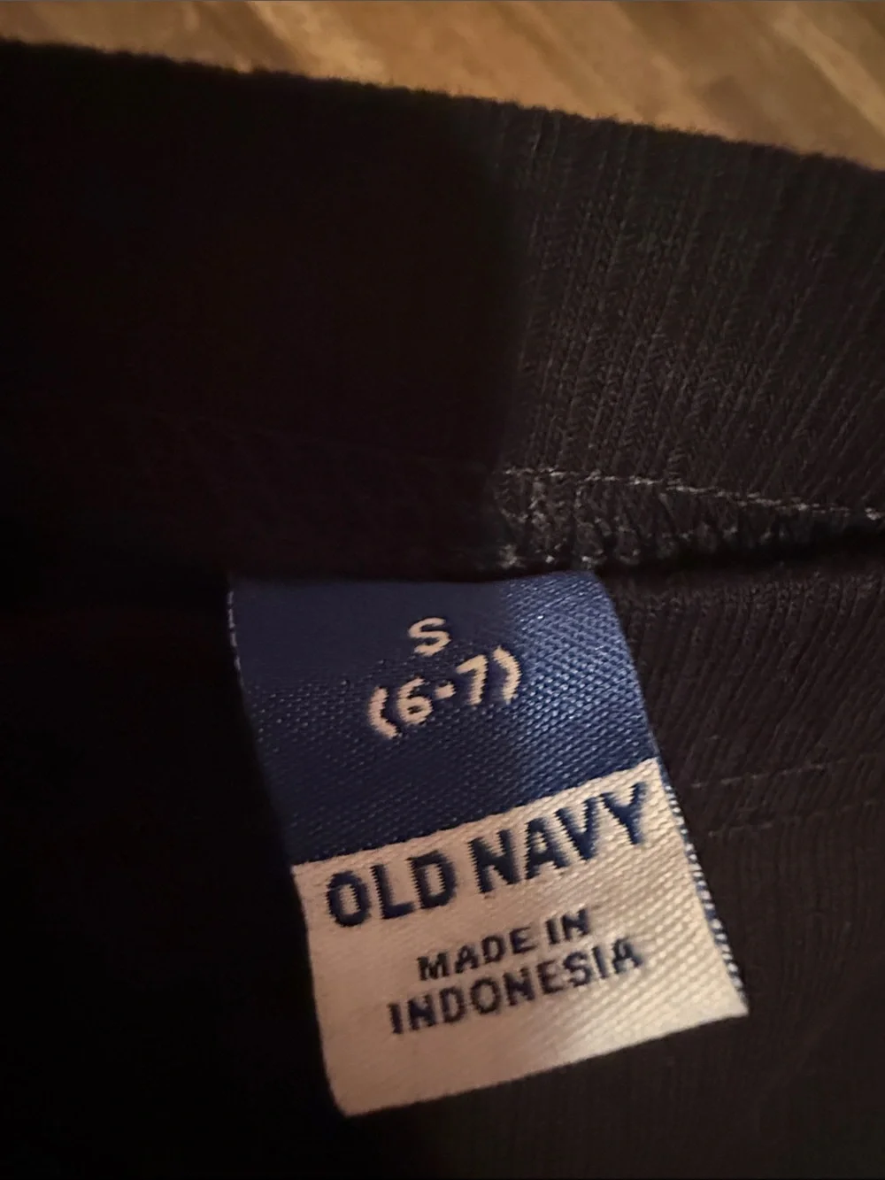 3 for $15 - Girls 6/7 Black Ribbed Stretch Flare Pants